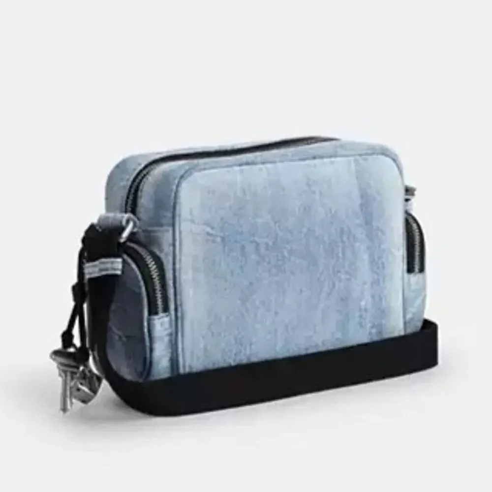 Coach Fletcher Crossbody Bag In Loved Signature Denim CEA06